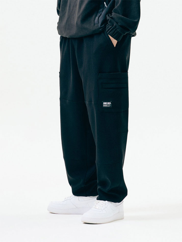 사이드 포켓 조거 팬츠 (블랙)