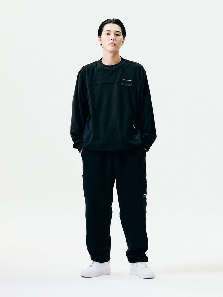 사이드 포켓 조거 팬츠 (블랙)