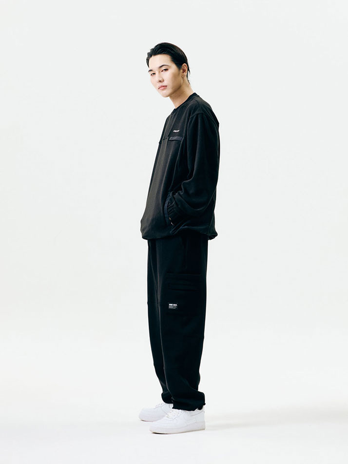 사이드 포켓 조거 팬츠 (블랙)