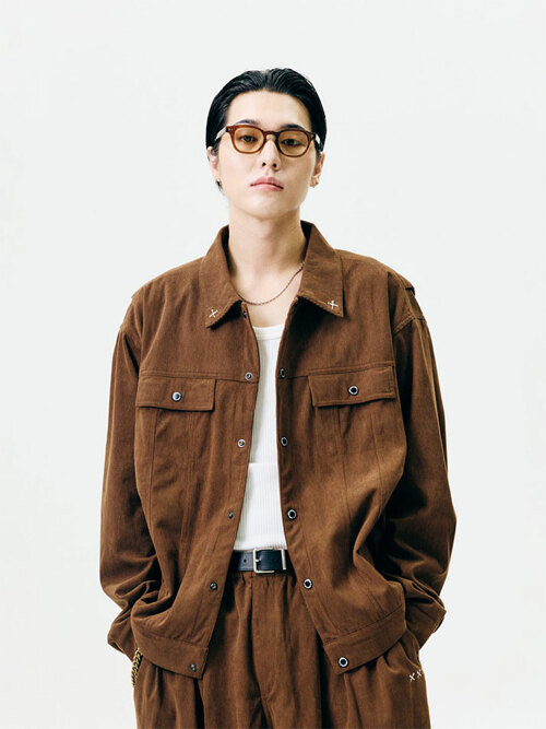 JWGC 코듀로이 트러커 자켓 (브라운)