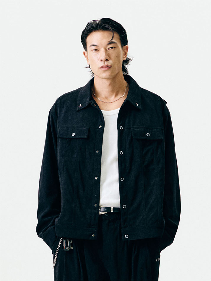 JWGC 코듀로이 트러커 자켓 (블랙)