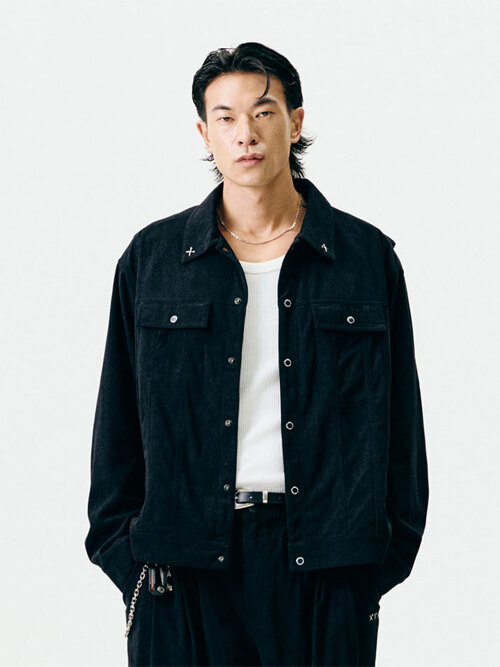 JWGC 코듀로이 트러커 자켓 (블랙)