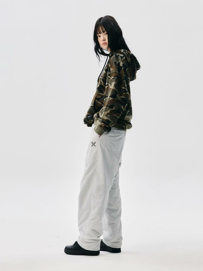 플리스 나일론 리버서블 윈터팬츠 (블랙)