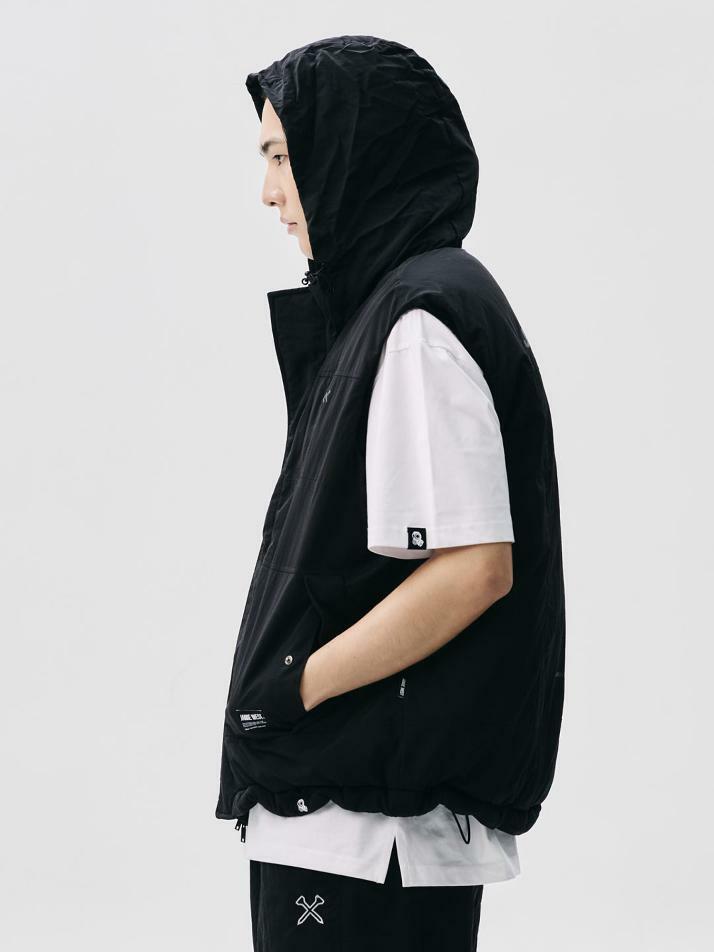 프리마로프트 히든후드 헤비 푸퍼 베스트 (블랙)