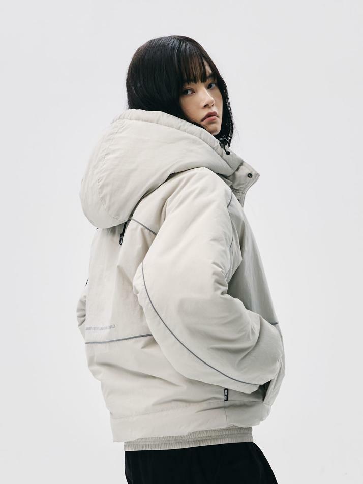 프리마로프트 디테쳐블 후드 헤비 점퍼 (그레이)
