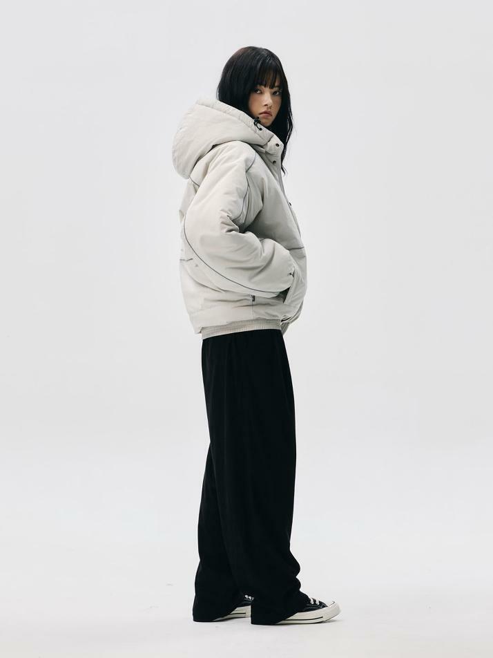 프리마로프트 디테쳐블 후드 헤비 점퍼 (그레이)