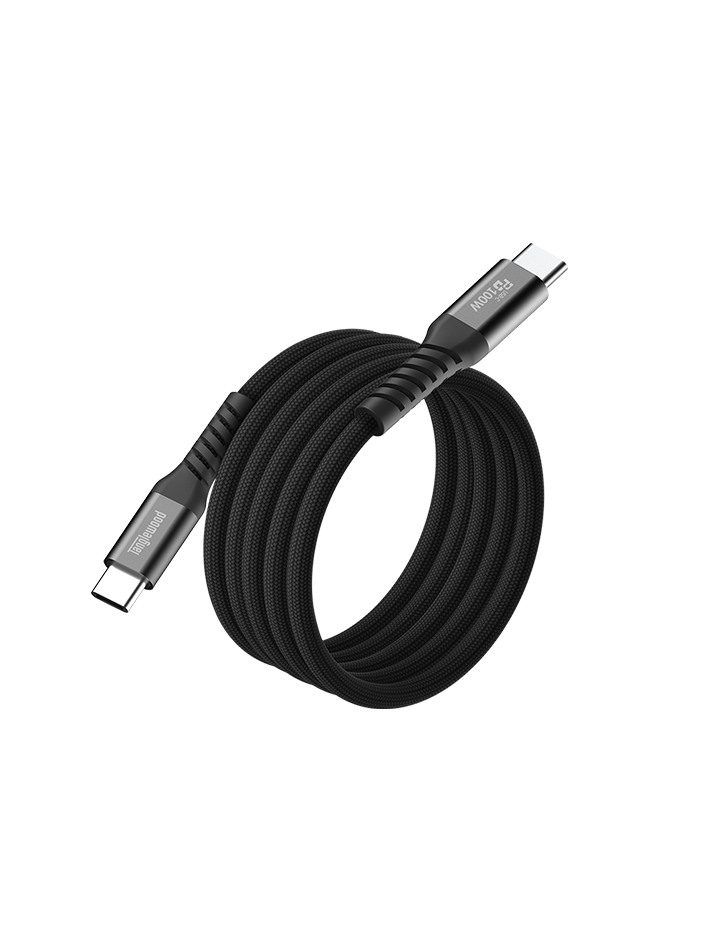 탱글우드 C to C 착 마그네틱 케이블 240W 2m 블랙