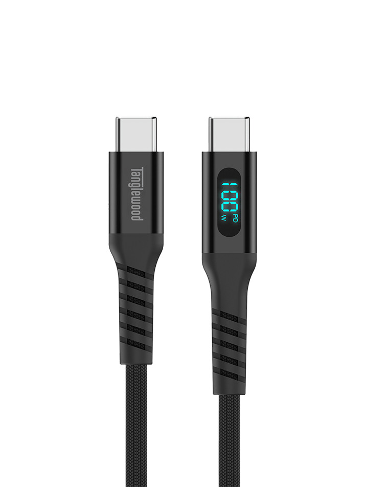 탱글우드 C to C LED 케이블 100W 2m 블랙