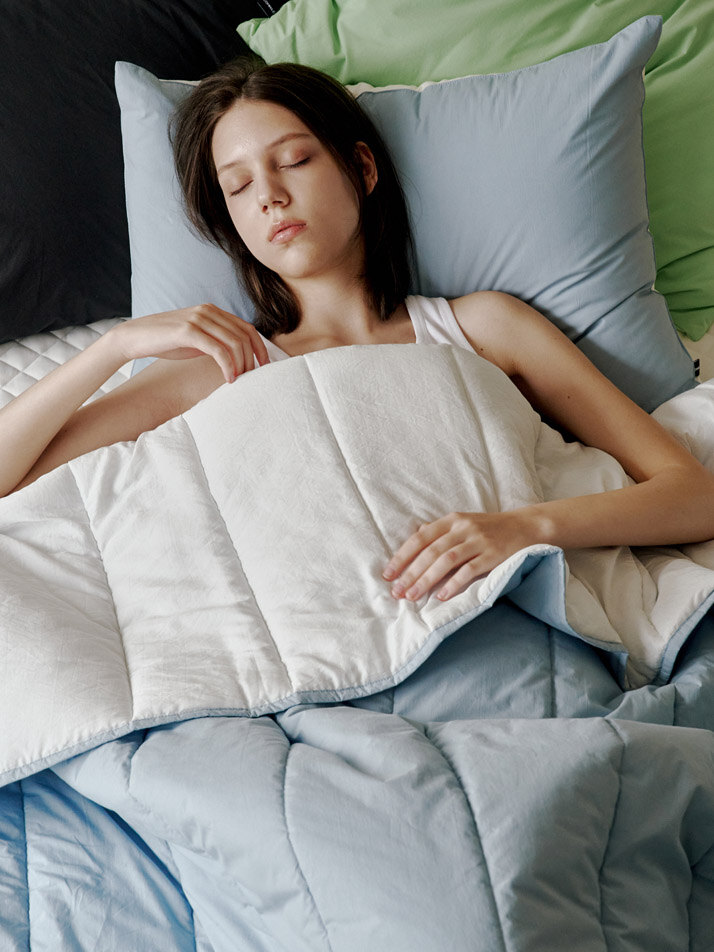 원슬립 모달 냉감 양면 차렵이불 (3color)