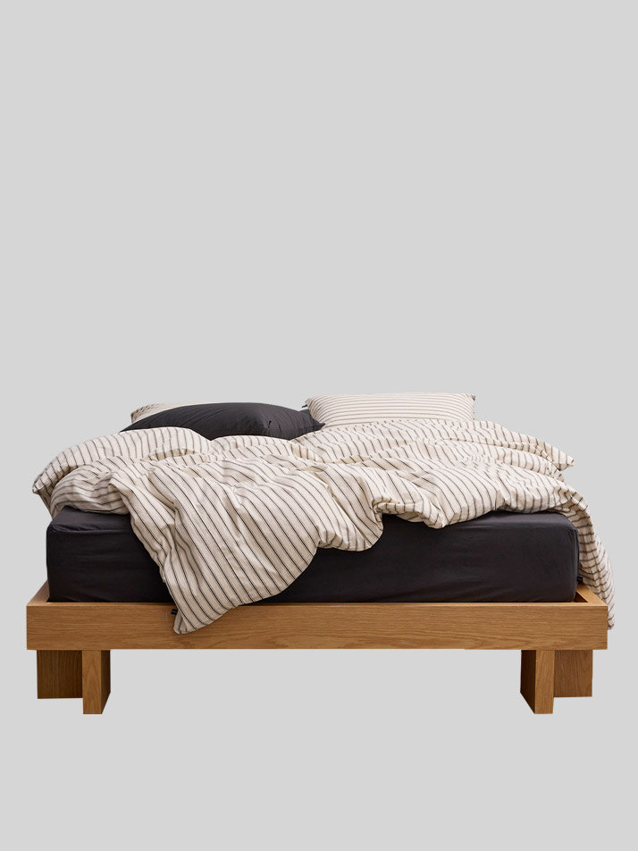 빈티지 스트라이프 침구세트(이불커버+베개커버)