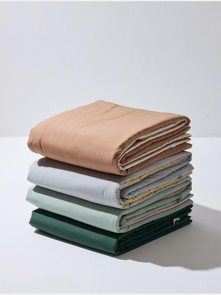 원슬립 100수 투톤 차렵이불 (4color) 