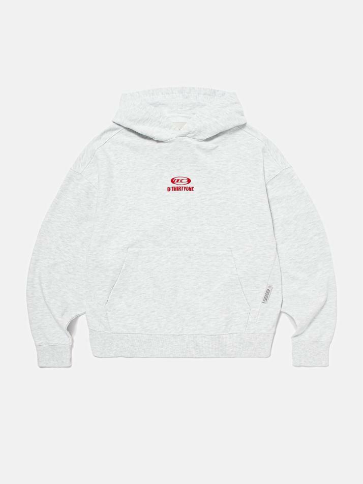 DTO Embroidered Pigment Hoodie (MELANGE GREY)