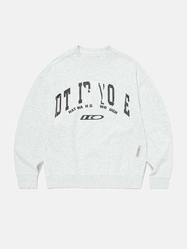 Broken Arch Logo Sweatshirt (MELANGE GREY)