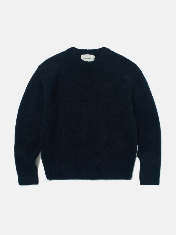 Cozy Hairy Sweater (DARK NAVY)