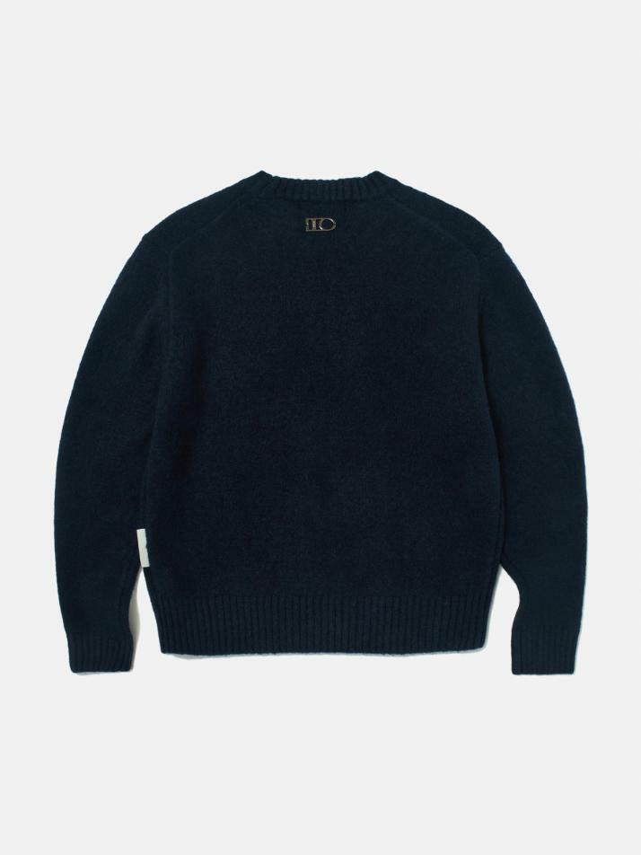 Cozy Hairy Sweater (DARK NAVY)