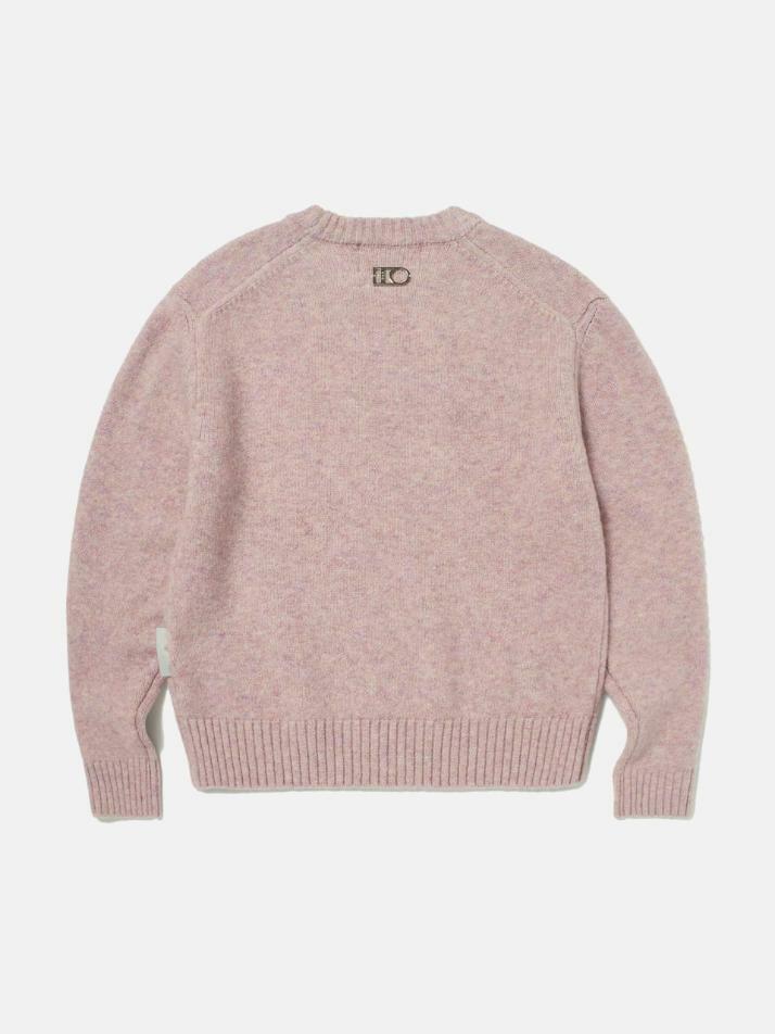 Cozy Hairy Sweater (GREYISH PINK)