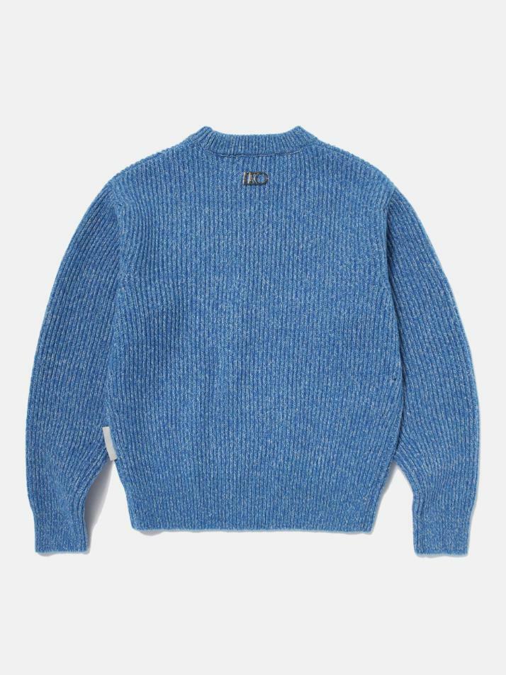 Multi-tweed Sweater (BLUE)