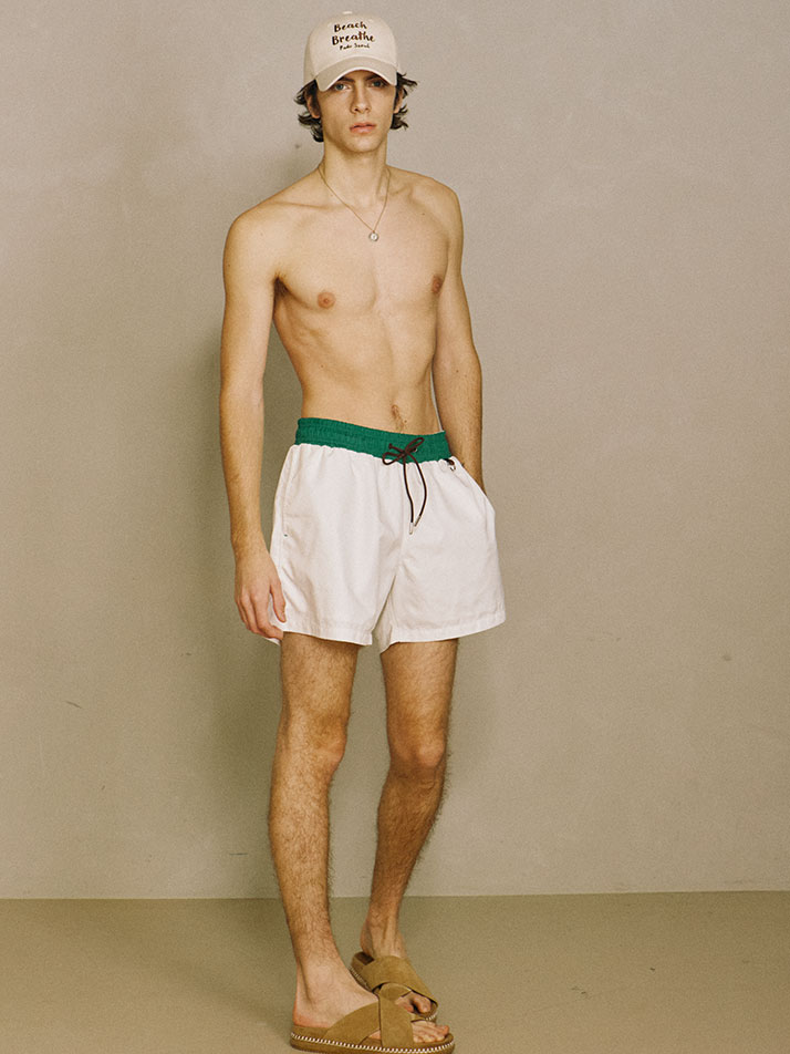 Swim Shorts White