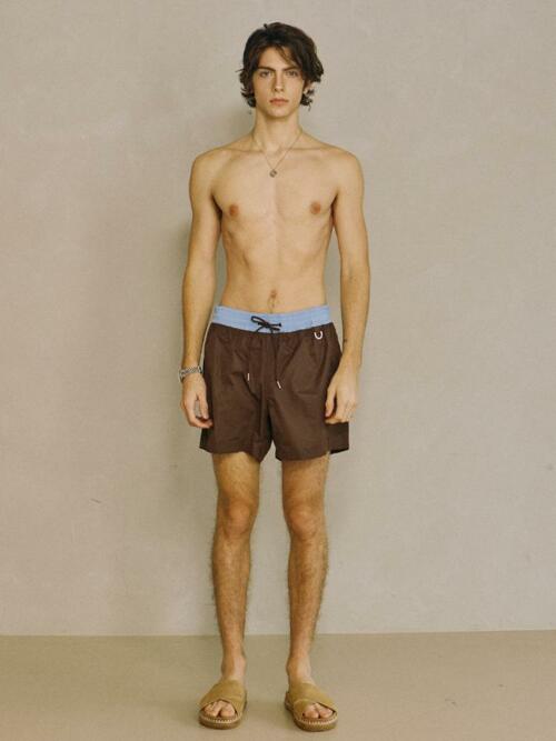 Swim Shorts Brown