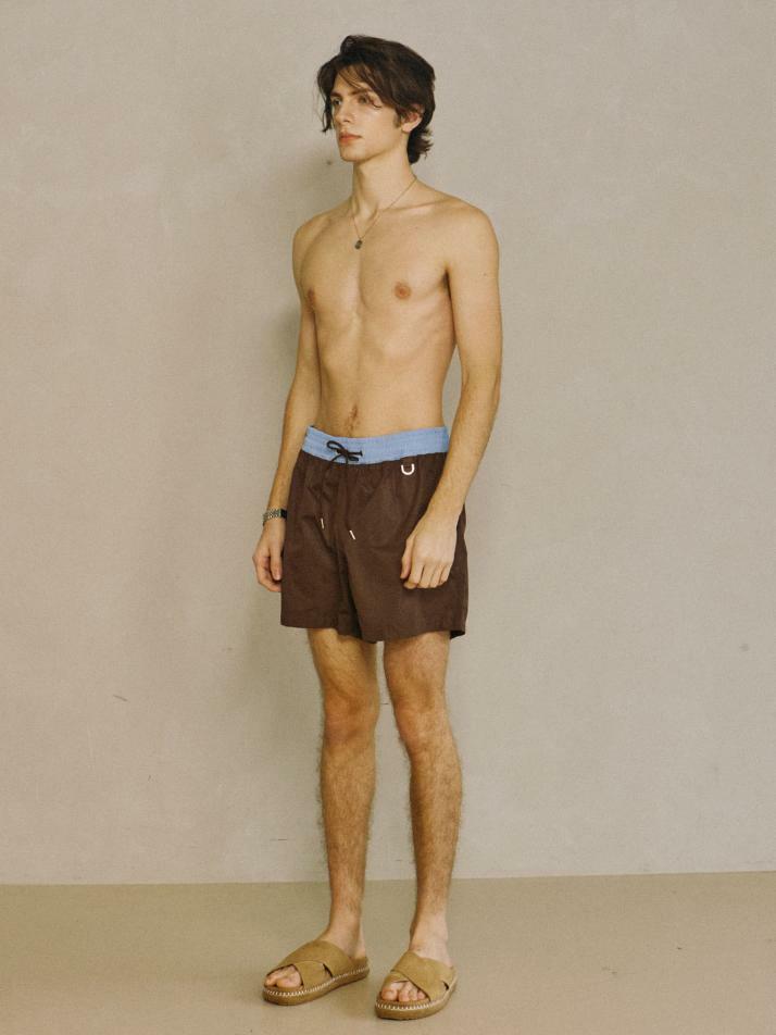 Swim Shorts Brown