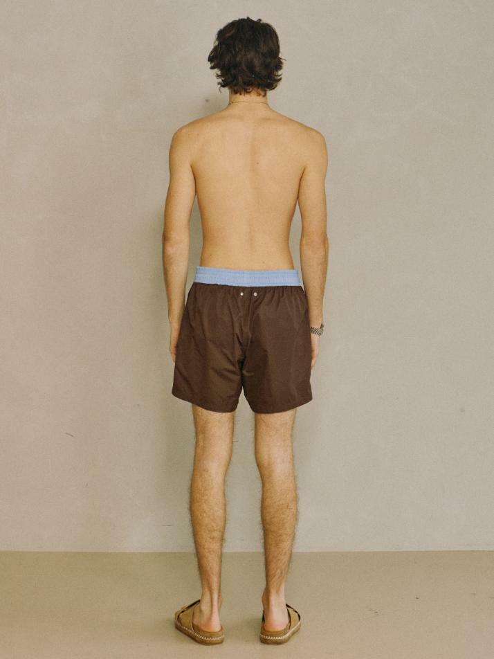 Swim Shorts Brown