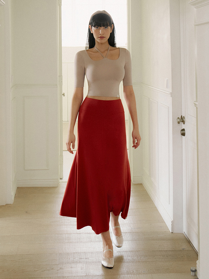 반다 소프트 맥시 스커트
