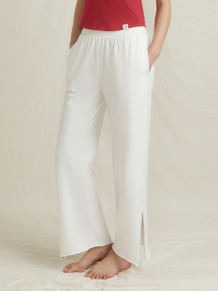 반다 라이트 마이테 슬릿 팬츠