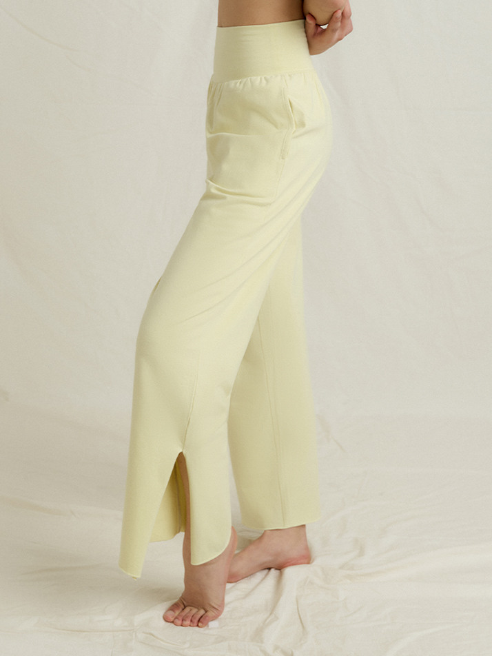 반다 라이트 마이테 슬릿 팬츠