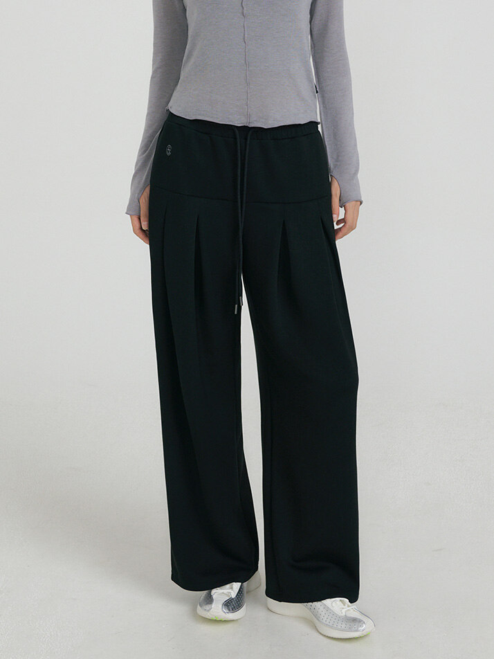 뉴 소프티 와이드 핀턱 팬츠