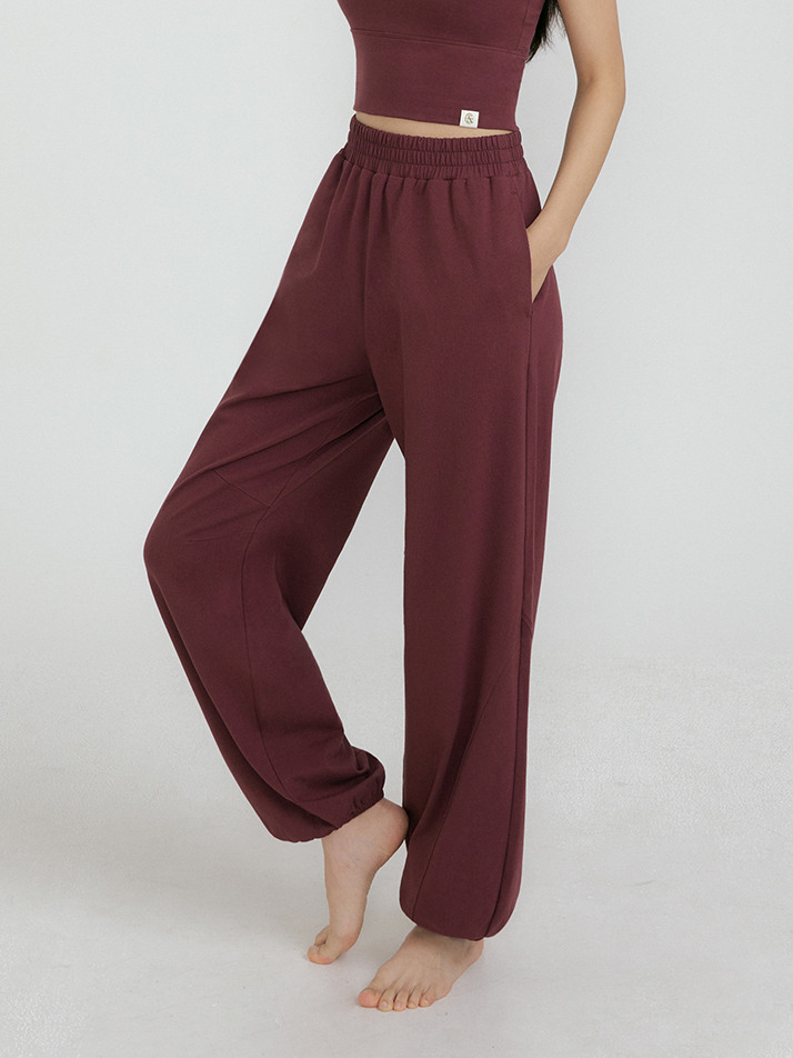 반다 라인컷 다트 팬츠