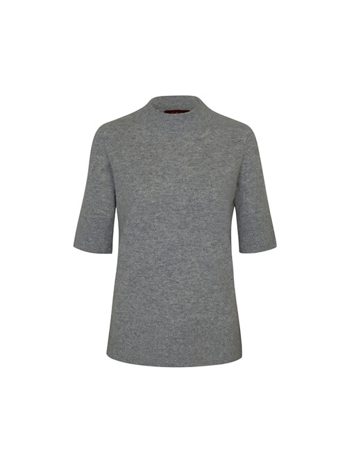 Cashmere Moke Neck Slim Fit Sweater Top