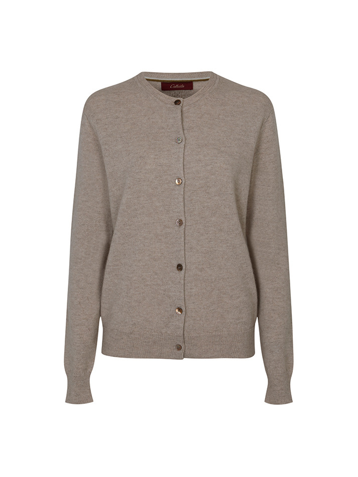 Cashmere Button Up Cardigan