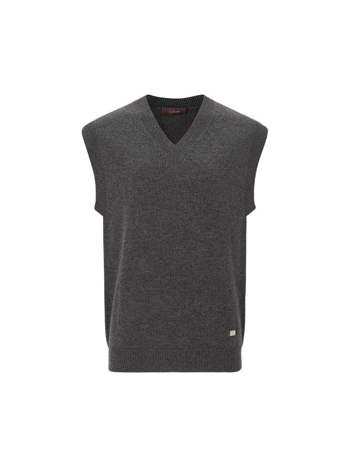 Cashmere V-Neck Vest