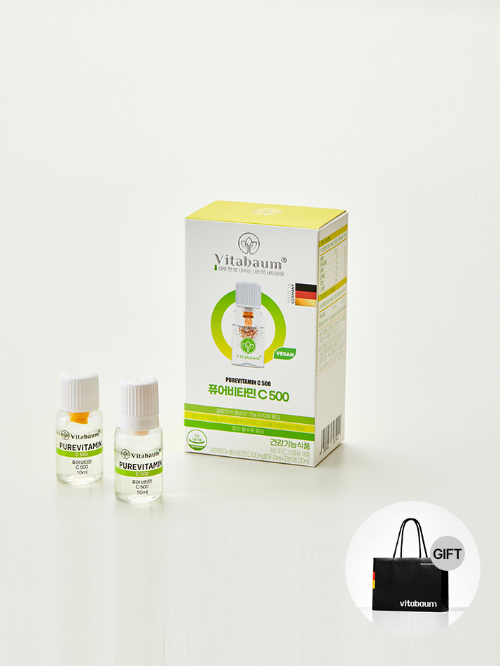 비타바움 비타바움 퓨어비타민C 500 (12개입)+쇼핑백 증정