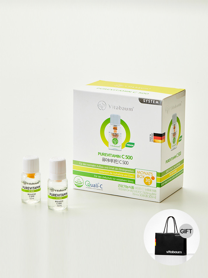 비타바움 비타바움 퓨어비타민C 500 (30개입)+쇼핑백 증정