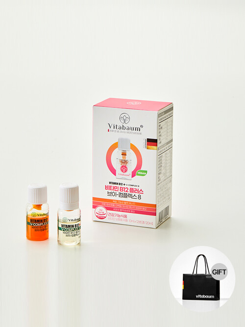비타바움 비타민B12 브이-컴플렉스 8 (12개입)+쇼핑백 증정
