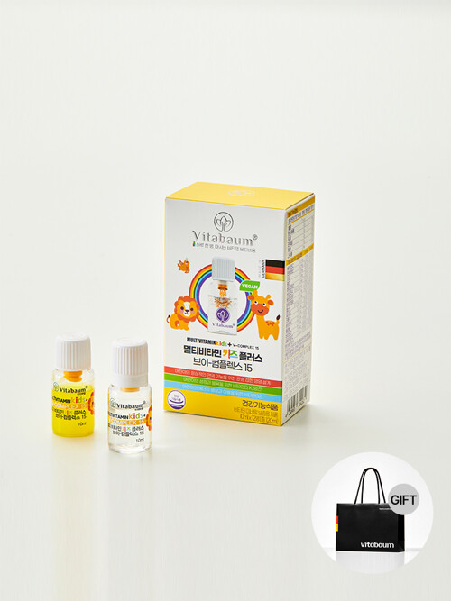 비타바움 멀티비타민 키즈플러스 브이 컴플렉스 15 (12개입)+쇼핑백 증정
