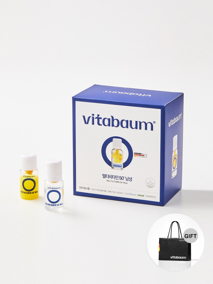 비타바움 멀티비타민 50+ 남성 (30개입)+쇼핑백 증정