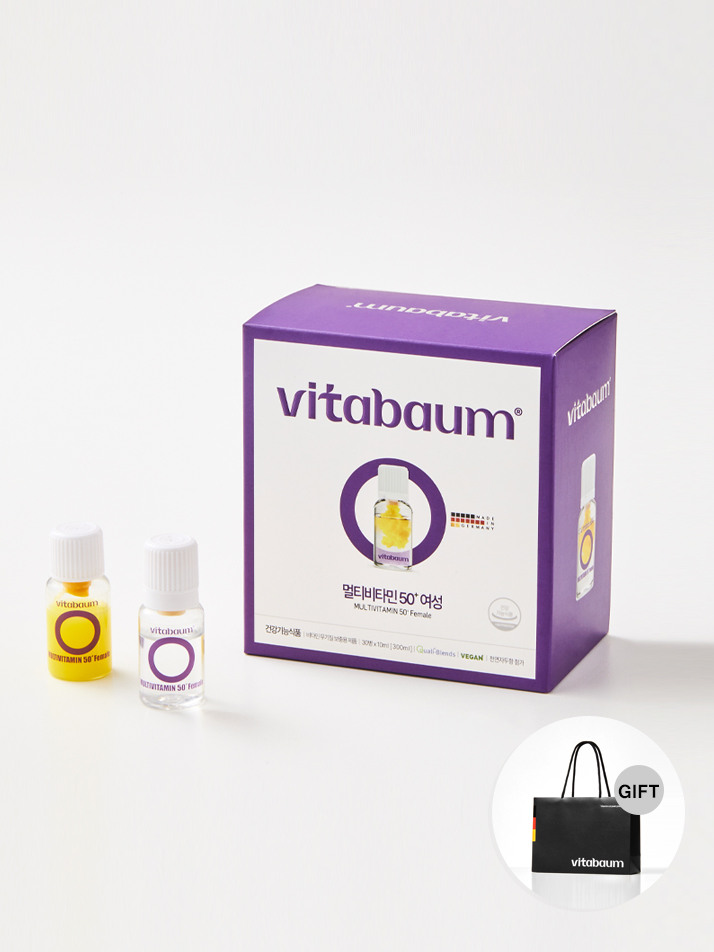 비타바움 멀티비타민 50+ 여성 (30개입)+쇼핑백 증정