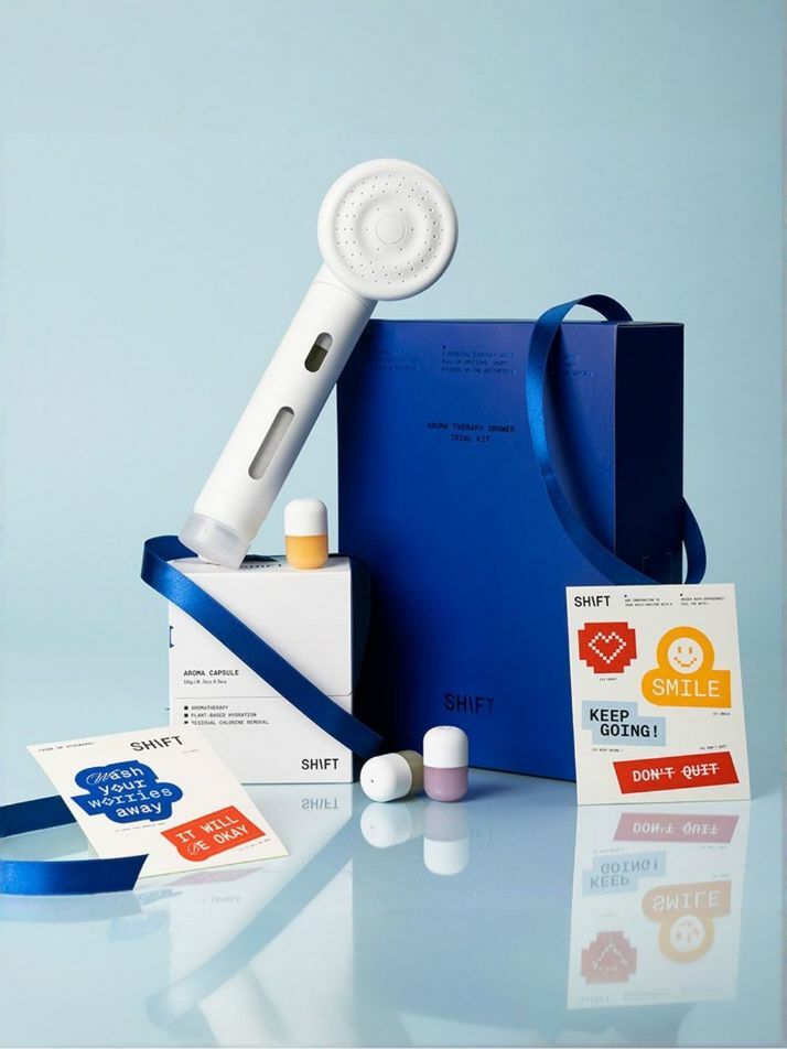캡슐 샤워기 트라이얼 키트 6종 택1 (필터샤워기 1개+아로마 샤워캡슐 3종+스티커)