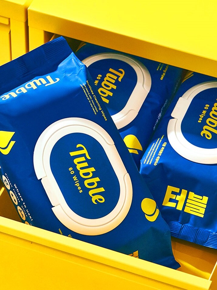 터블 파워클린 다목적 세정티슈(60매) x 3팩