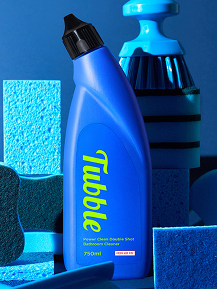 터블파워클린 더블샷 욕실클리너 750ml