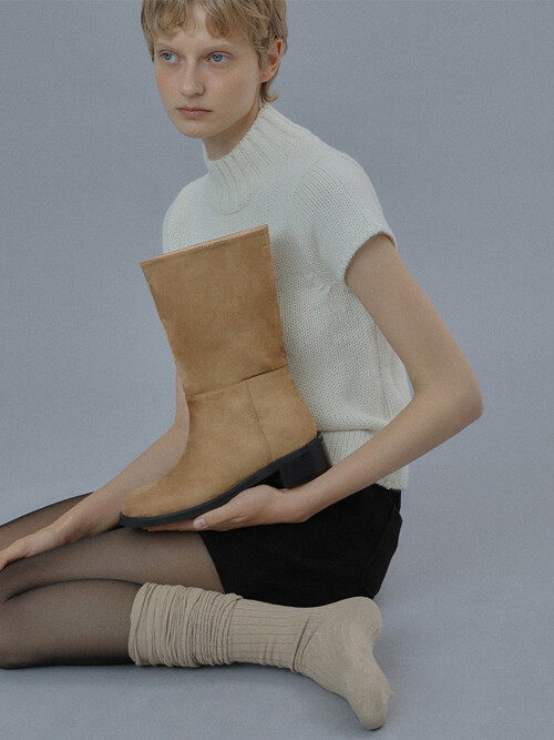 MONO Suede Middle & Long Boots (2color)