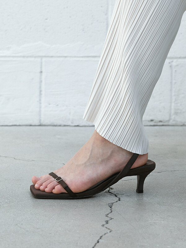 NOR Buckle Slingback Sandals (2color)