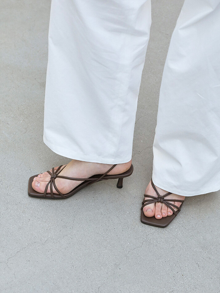 LUKE Strap Slingback Sandals (4color)