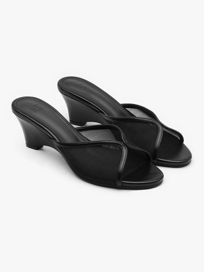 ROSI Net Wedge Mules