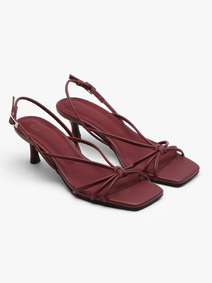 LUKE Strap Slingback Sandals (4color)