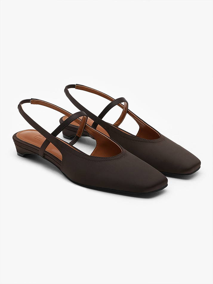 ETTE Satin Slingbacks (2color)