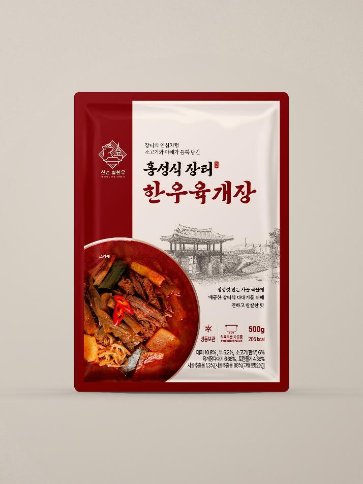 홍성식 장터 한우 육개장 500g * 4팩