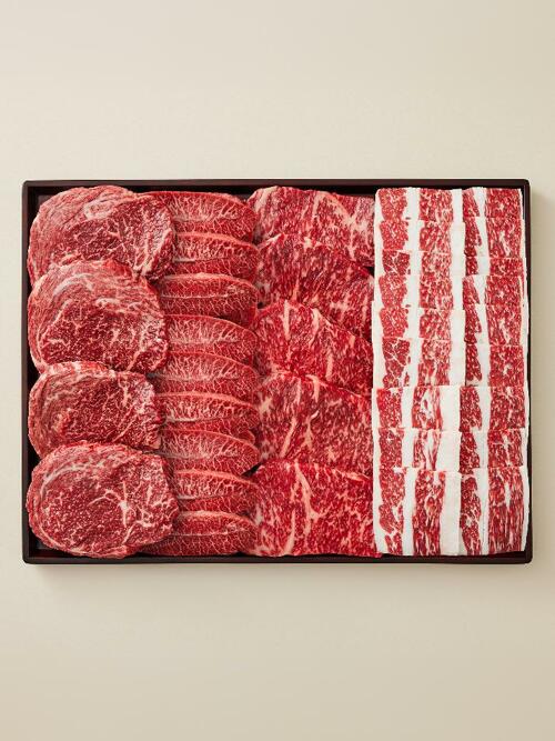 [신선설한우] 1++등급 한우 등심300g + 채끝300g + 부채살300g + 차돌300g 1.2kg